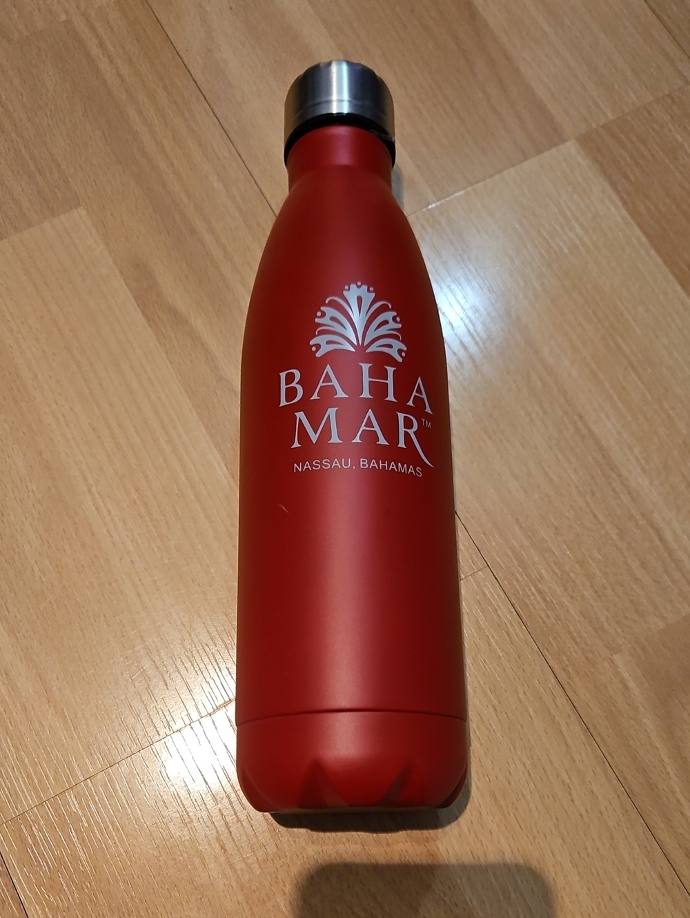 NEW Insulated Red water Bottle With Baha Mar Grand Hyatt Logo